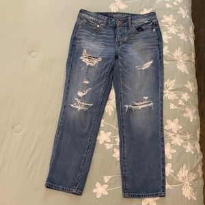 American Eagle jeans, size 4, boy crop